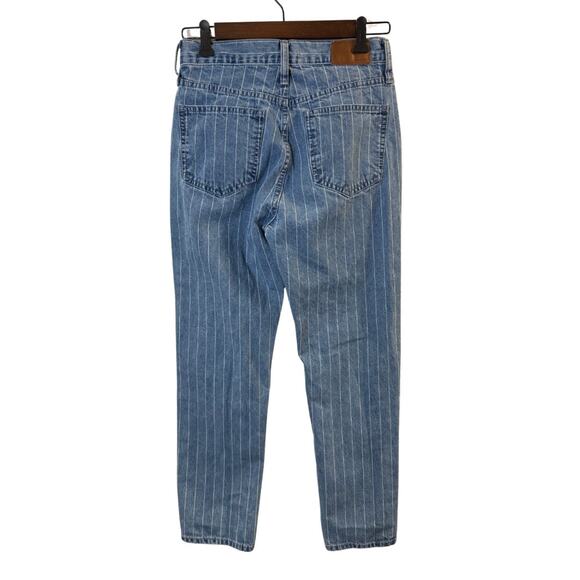 Madewell Women’s Striped Cropped Jeans Size 25 - Picture 2 of 6